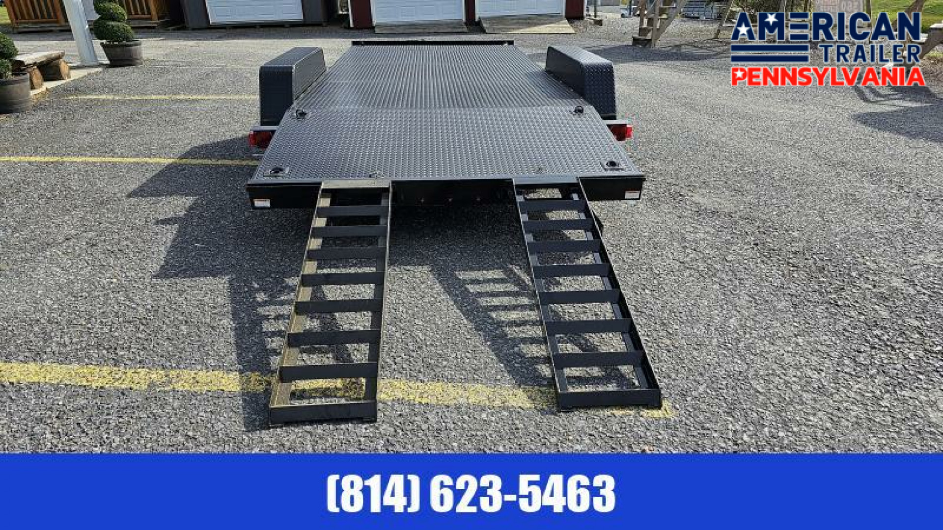 New Quality Trailers Economy Diamond Deck Car Hauler / 18' / 7K GVWR