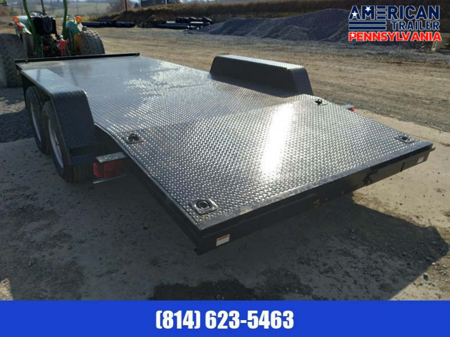 New Quality Trailers Economy Diamond Deck Car Hauler / 18' / 7K GVWR