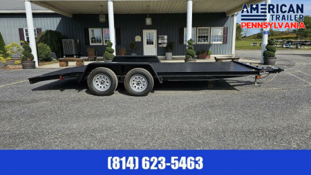 New Quality Trailers Economy Diamond Deck Car Hauler / 18' / 7K GVWR