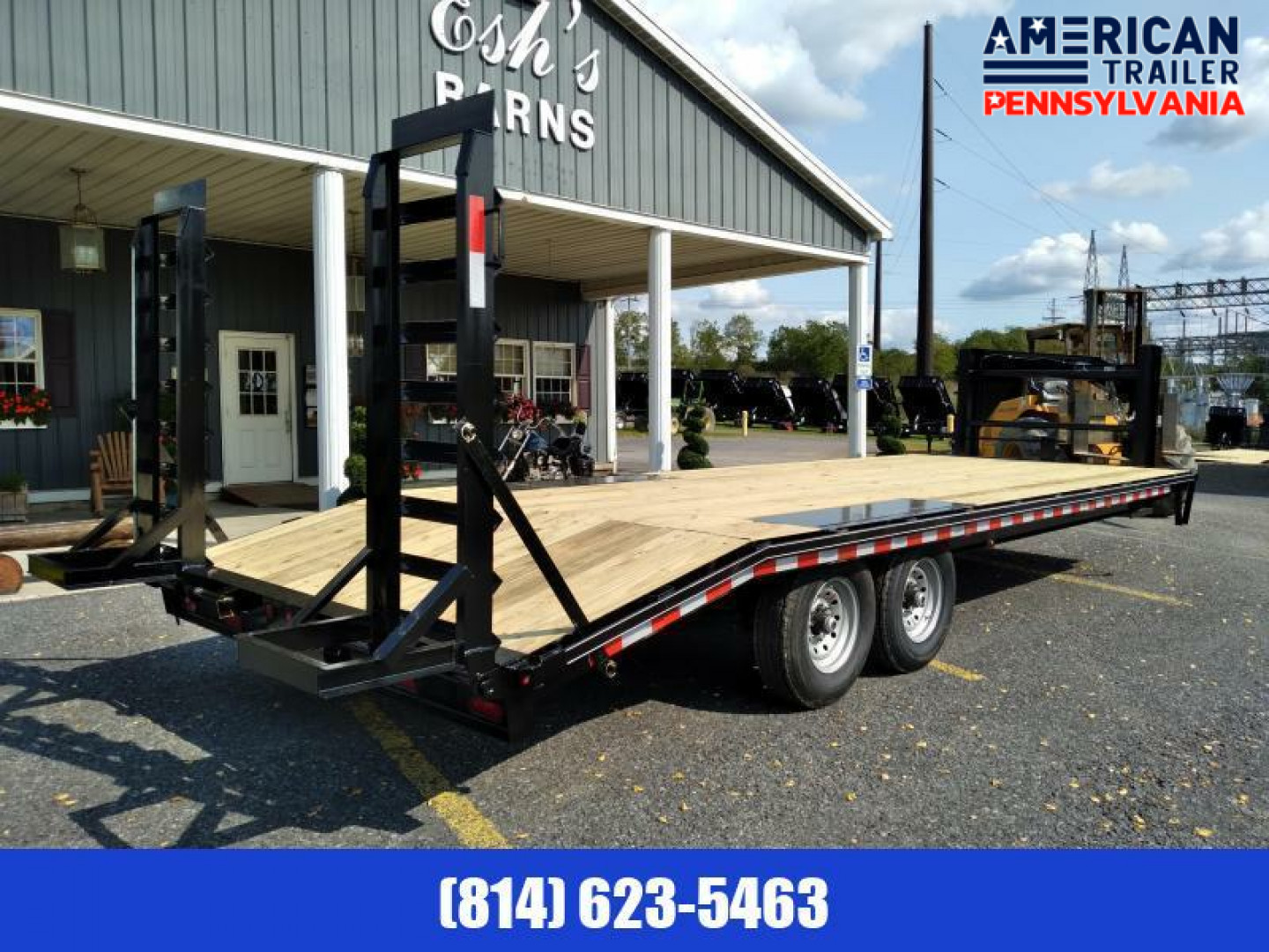 New American Pro Grade Gooseneck Deckover Trailer - 24' - 17K GVWR -