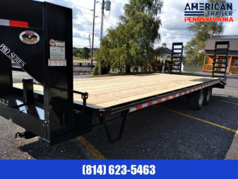 New American Pro Grade Gooseneck Deckover Trailer - 24' - 17K GVWR -