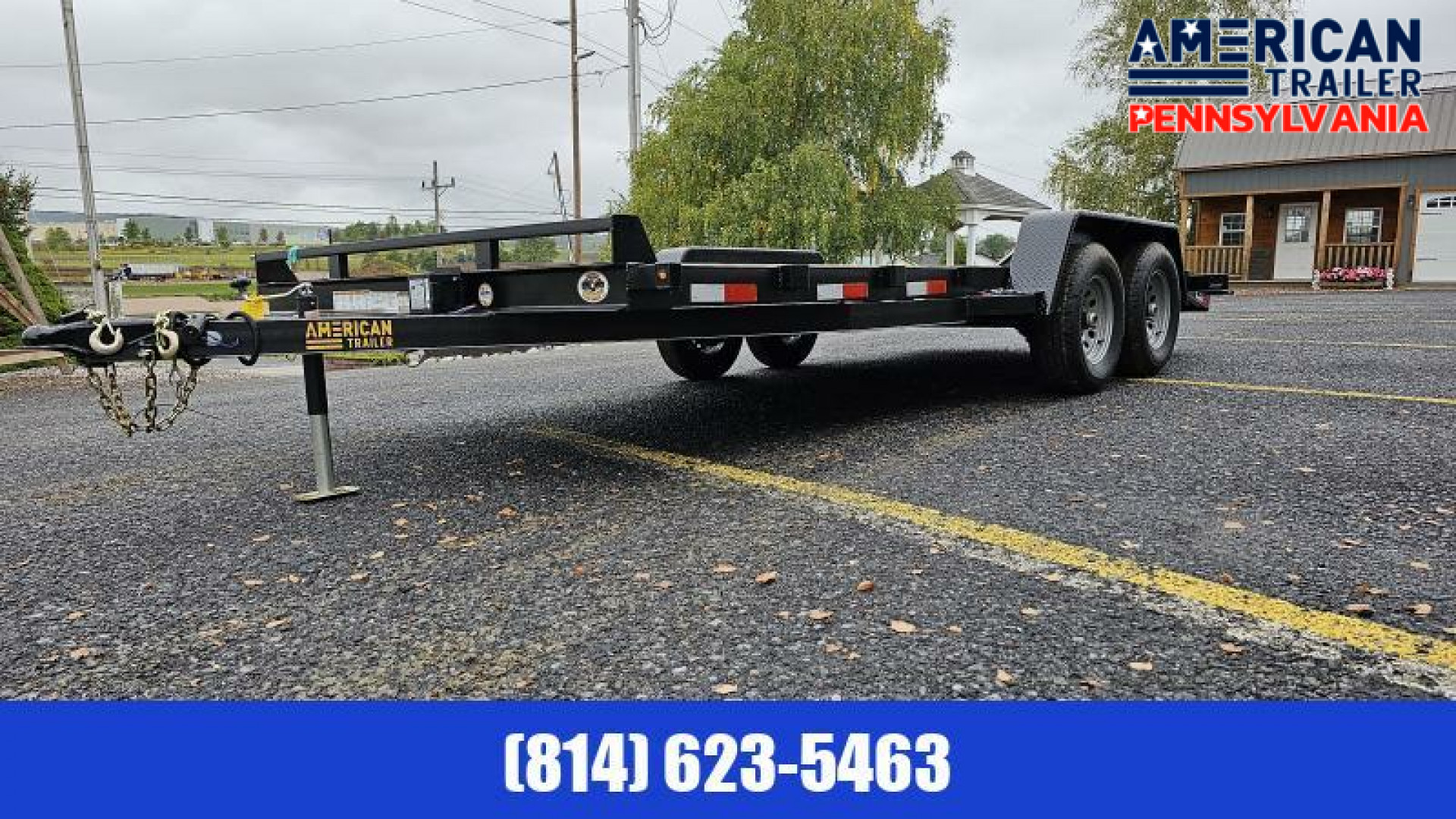 New Quality Trailers General Duty Wood Deck Car Hauler 18' - 8500 GVW