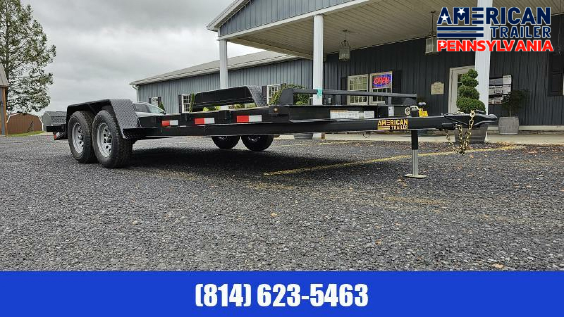 New Quality Trailers General Duty Wood Deck Car Hauler 18' - 8500 GVW