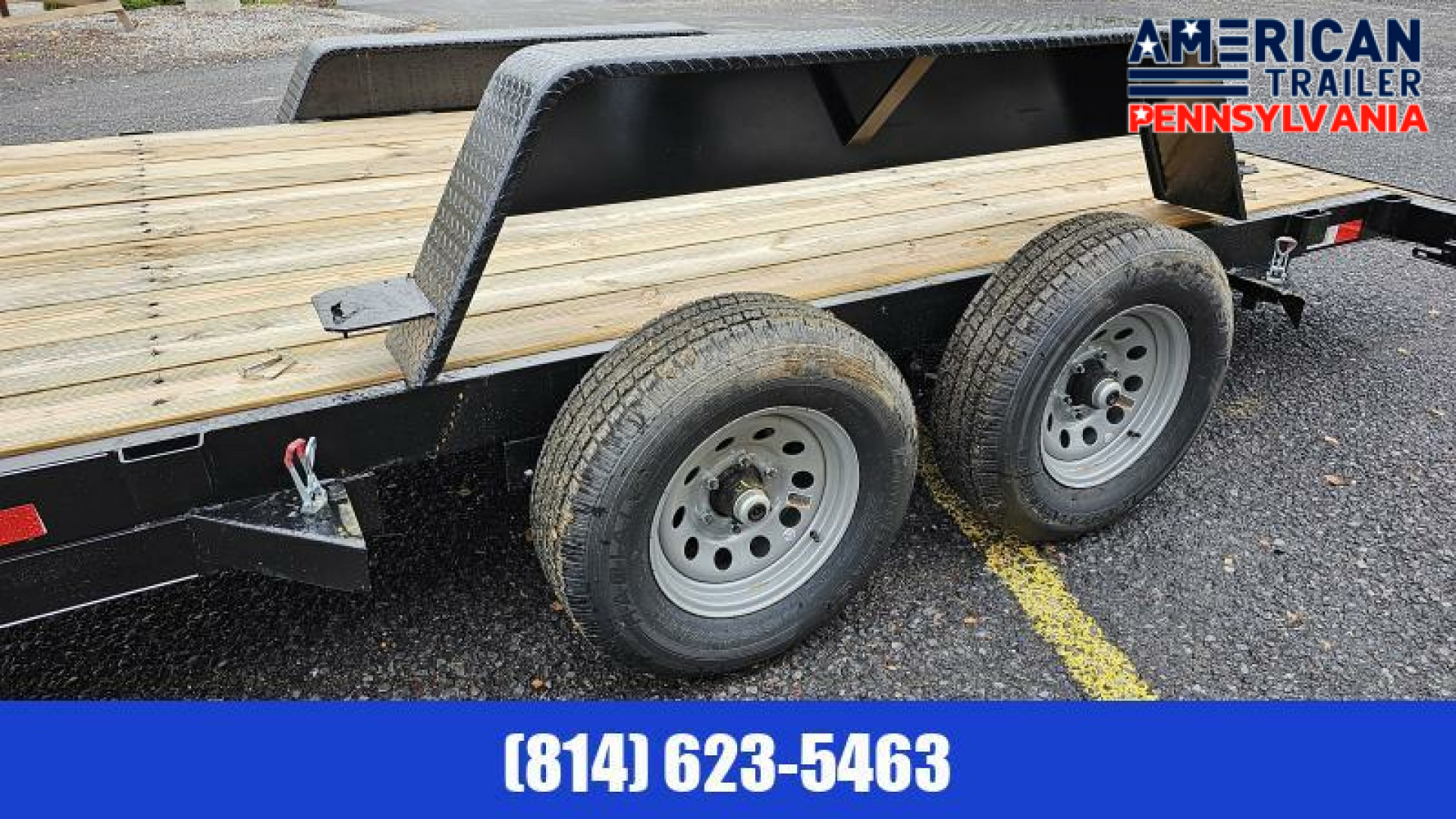 New Quality Trailers General Duty Wood Deck Car Hauler 18' - 8500 GVW