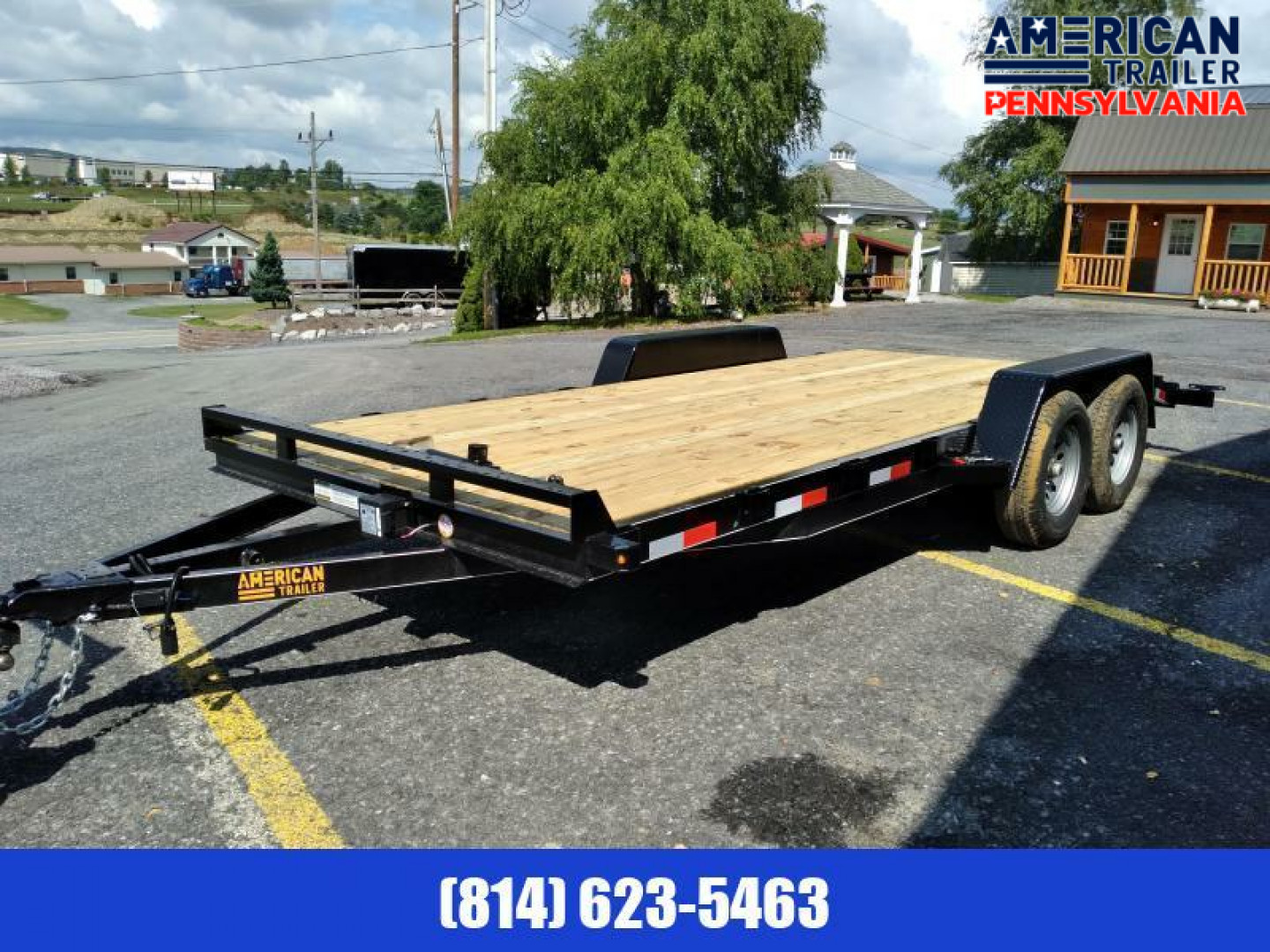 New Quality Trailers General Duty Wood Deck Car Hauler 18' - 8500 GVW