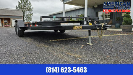 New Quality Trailers General Duty Wood Deck Car Hauler 18' - 8500 GVW