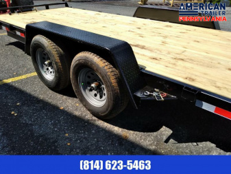 New Quality Trailers General Duty Wood Deck Car Hauler 18' - 8500 GVW
