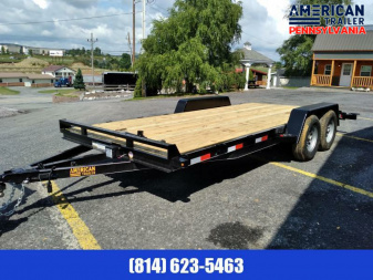 New Quality Trailers General Duty Wood Deck Car Hauler 18' - 8500 GVW