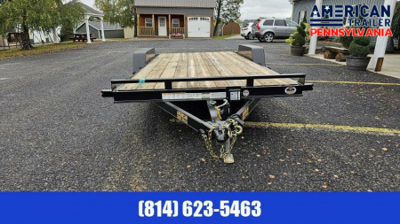 New Quality Trailers General Duty Wood Deck Car Hauler 18' - 8500 GVW