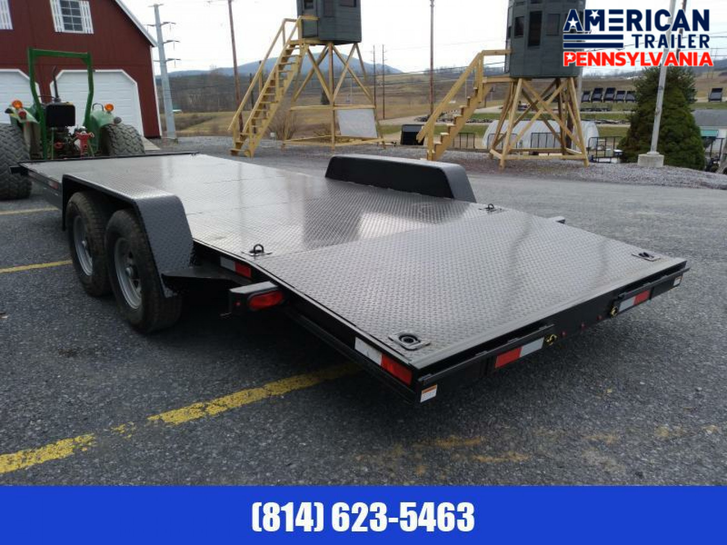 New Quality Trailers Gen Duty Diamond Deck Car Hauler / 20' / 9.9K GVWR