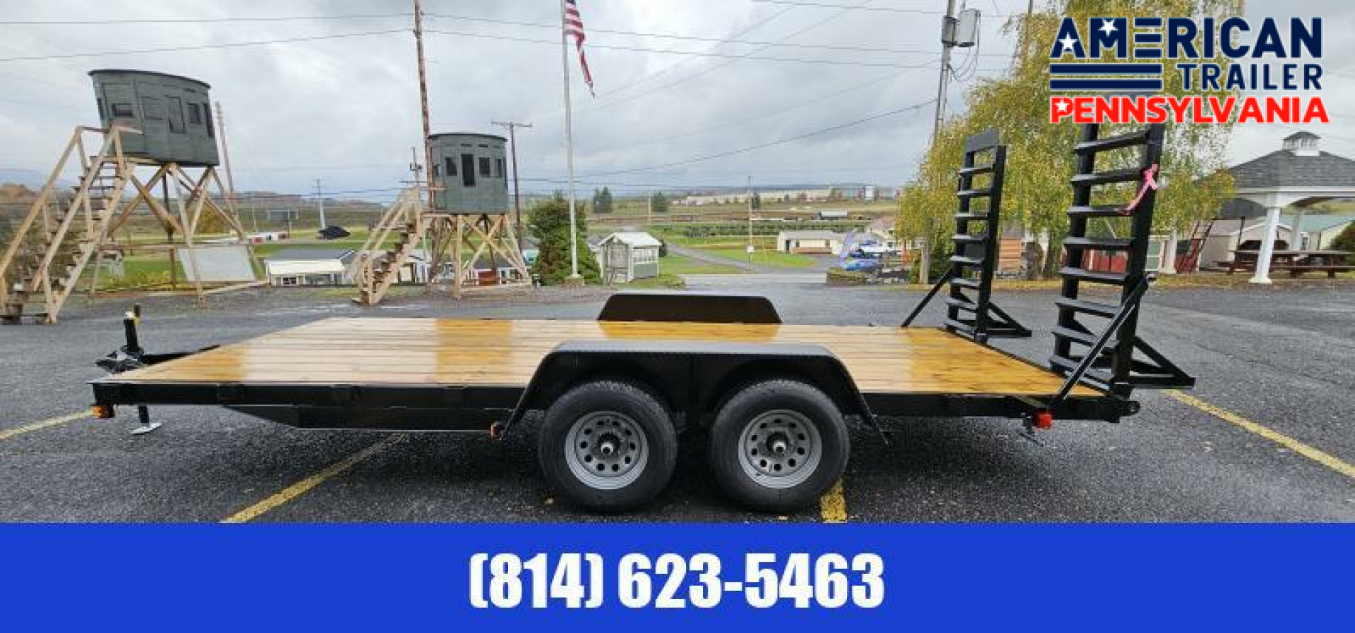 New American Economy Equipment Trailer / 9.9K GVWR / 18'