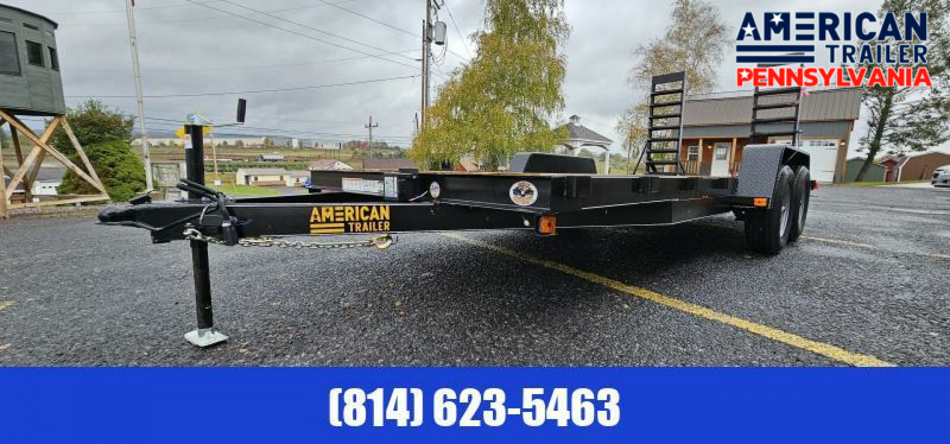 New American Economy Equipment Trailer / 9.9K GVWR / 18'