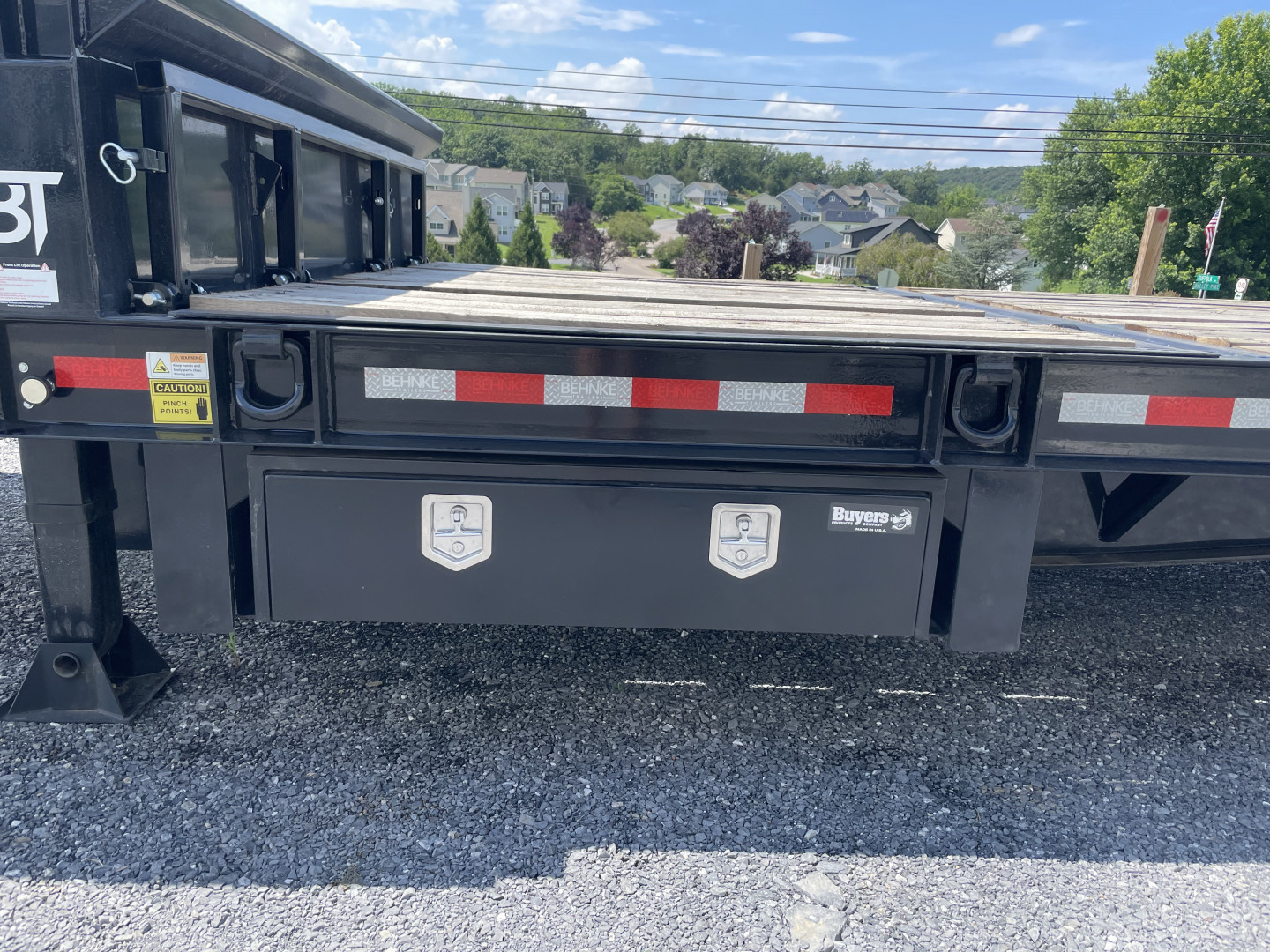 New 2026 Behnke 41' Super Duty Flatbed Semi with Air Ramps 60k GVW