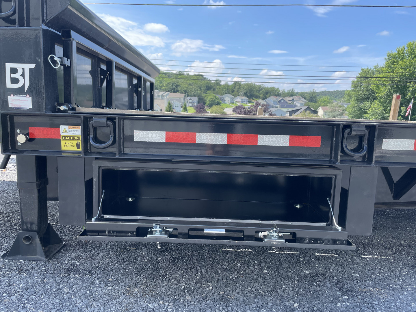 New 2026 Behnke 41' Super Duty Flatbed Semi with Air Ramps 60k GVW