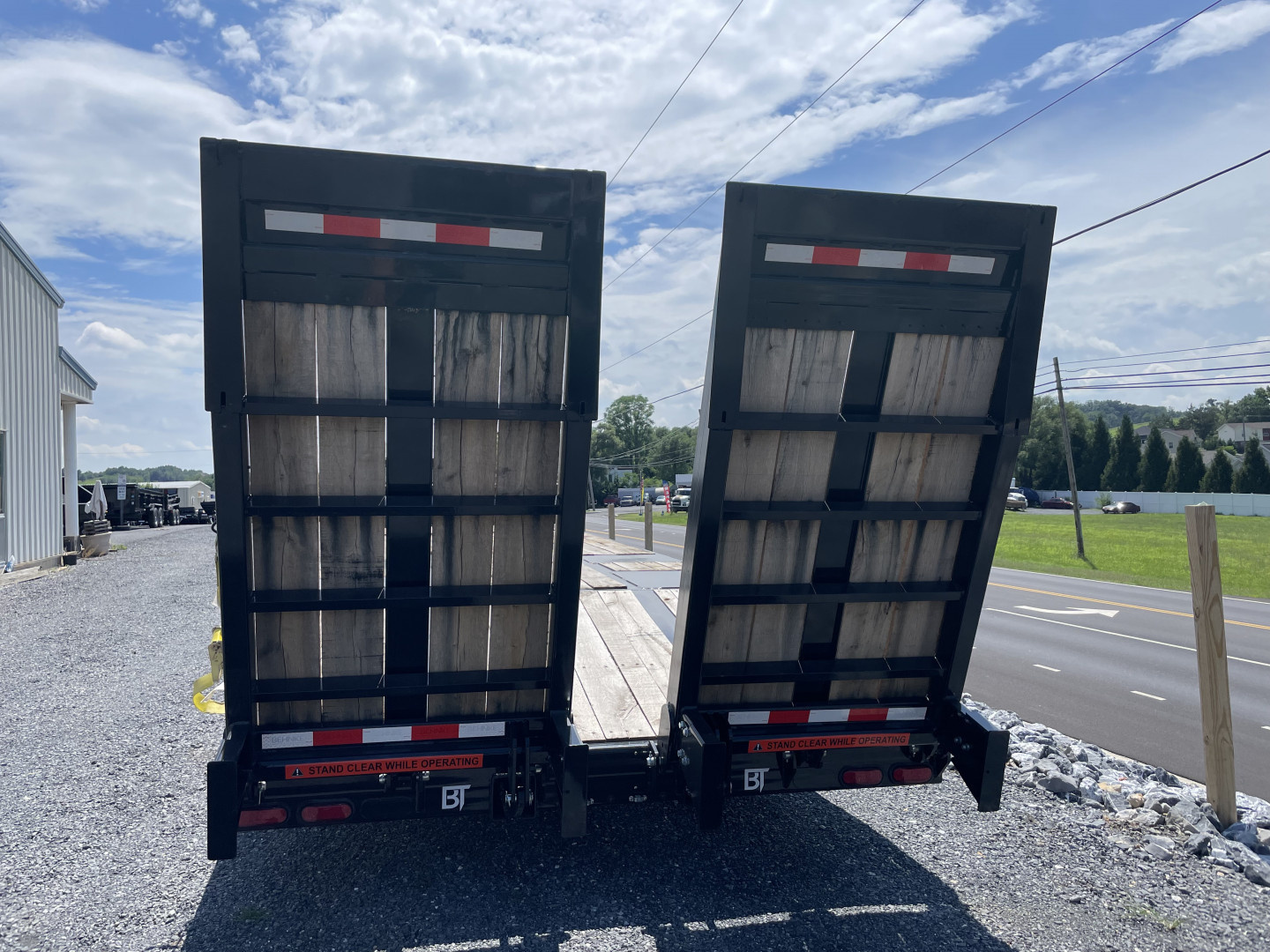 New 2026 Behnke 41' Super Duty Flatbed Semi with Air Ramps 60k GVW