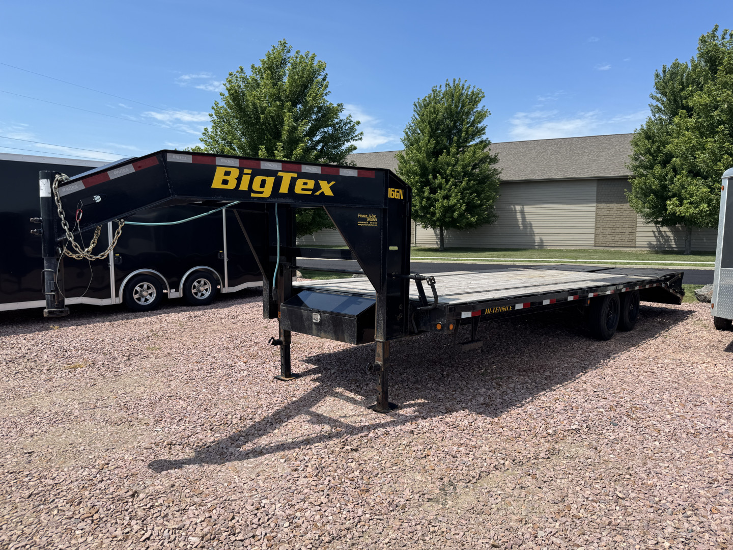 Used 2021 Big Tex Trailers 16GN 20+5 Flatbed Trailer