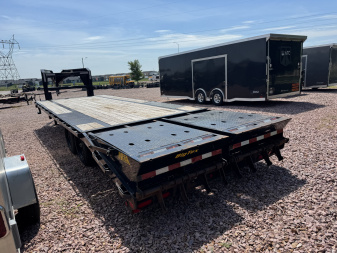 Used 2021 Big Tex Trailers 16GN 20+5 Flatbed Trailer