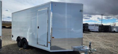 New 2026 E-Z Hauler 8.5 X 16 ENCLOSED RAMP Car Hauler