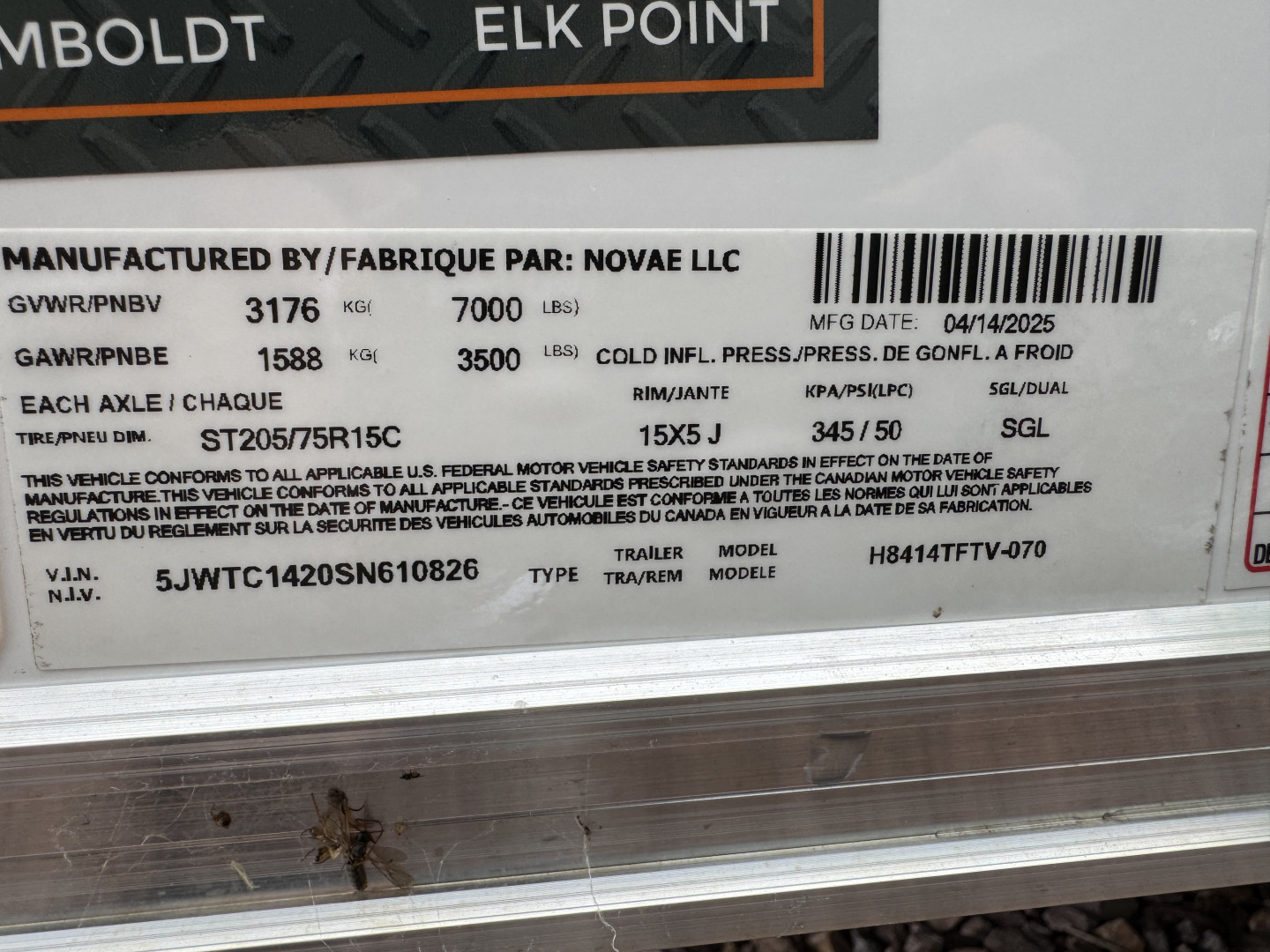 New 2025 H&H Trailers H8414TFTV Cargo / Enclosed Trailer