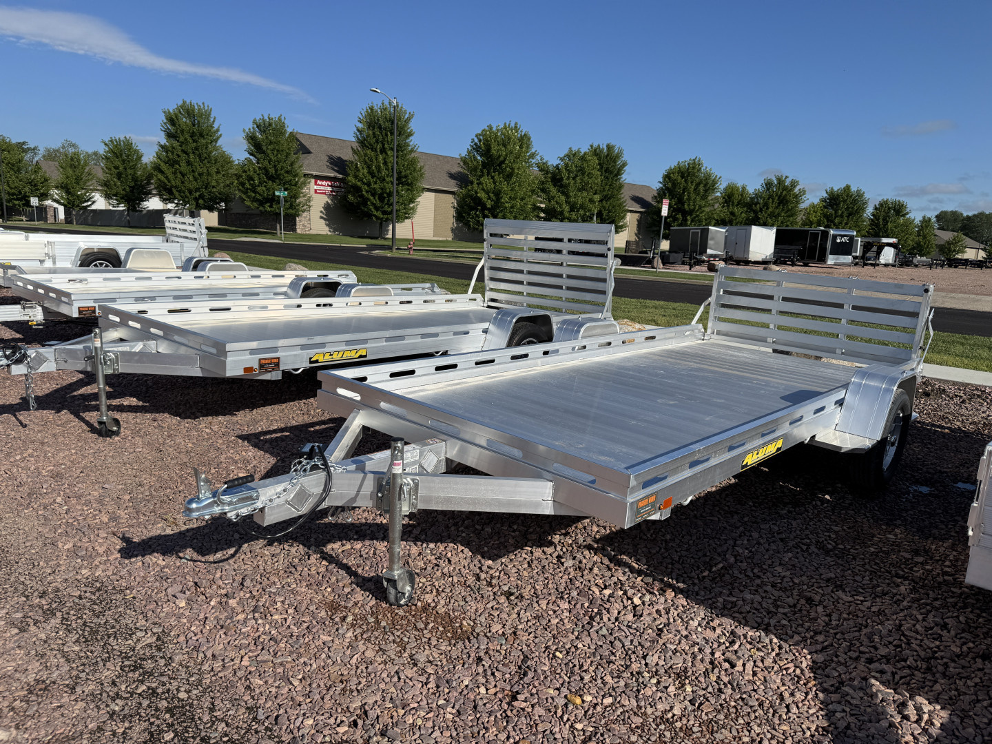 New 2026 Aluma 7815BT Utility Trailer