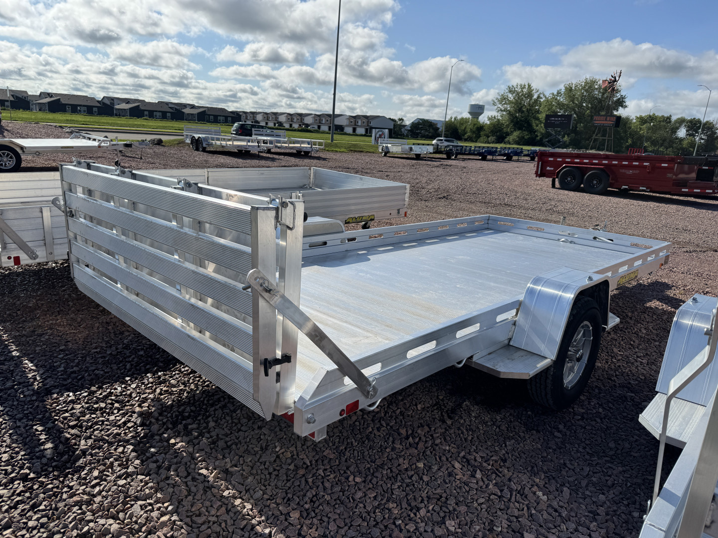 New 2026 Aluma 7815BT Utility Trailer