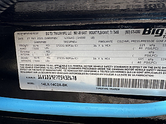 New 2026 Big Tex Trailers 14LX-14 Dump Trailer