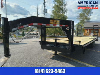 New Quality Pro-Grade Gooseneck / 24' - 17K GVWR - Pop-Up Dovetail