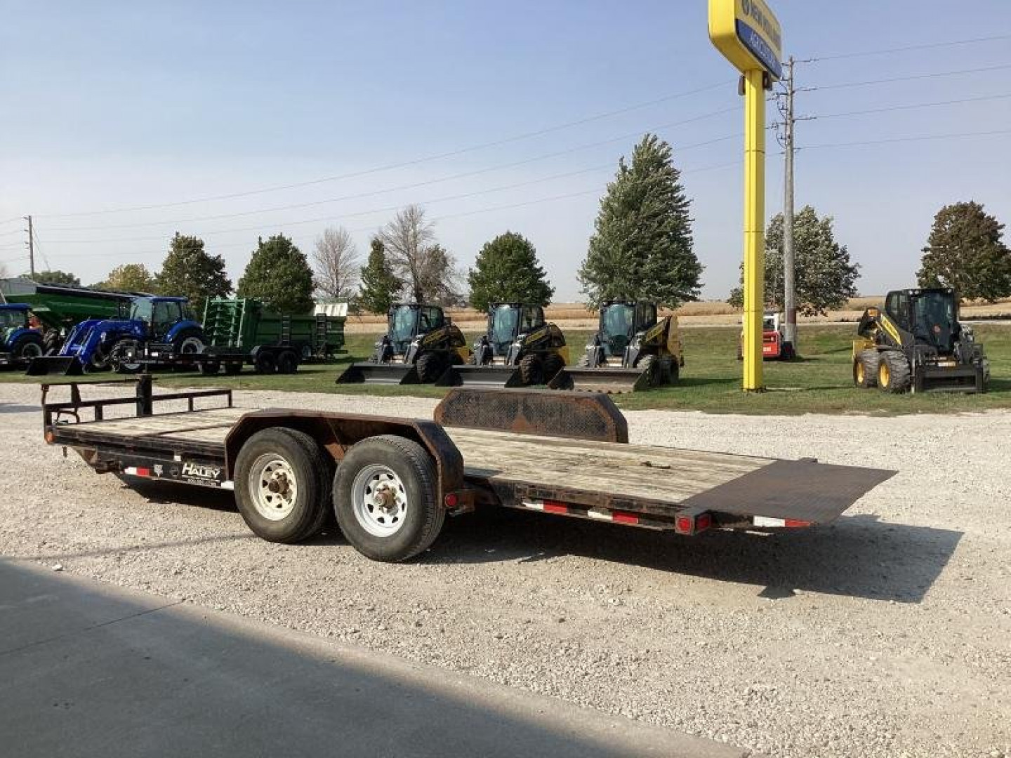 Used 2017 PJ Trailers 20x6 BP Tilt Trailer
