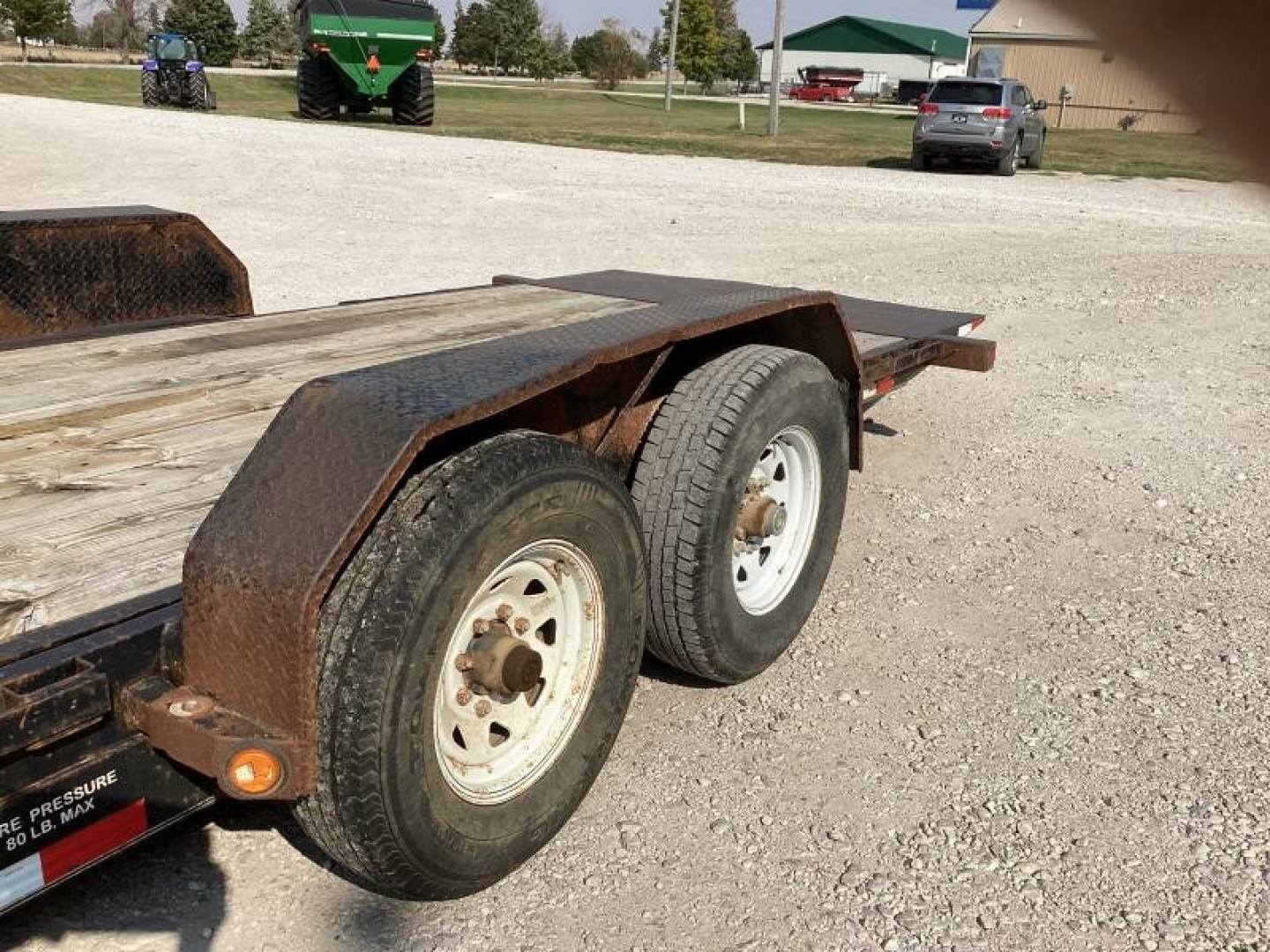 Used 2017 PJ Trailers 20x6 BP Tilt Trailer