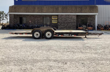 Used 2017 PJ Trailers 20x6 BP Tilt Trailer