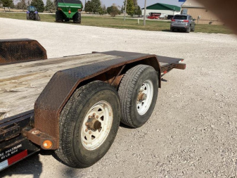 Used 2017 PJ Trailers 20x6 BP Tilt Trailer