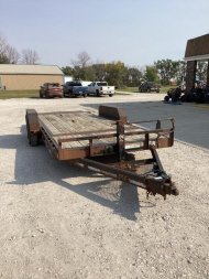 Used 2017 PJ Trailers 20x6 BP Tilt Trailer
