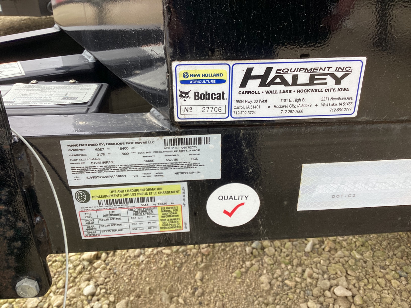 New 2023 Midsota ET8820 Equipment Trailer