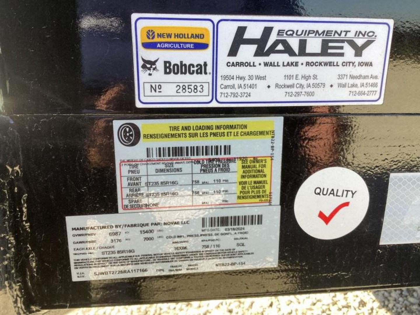 New 2024 Midsota TB 22 Tilt Trailer