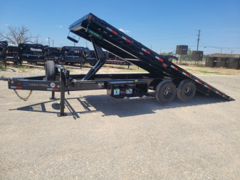 New 2025 Load Trail 14K 102 x 22' Bumper Pull Steel Deck Tilt
