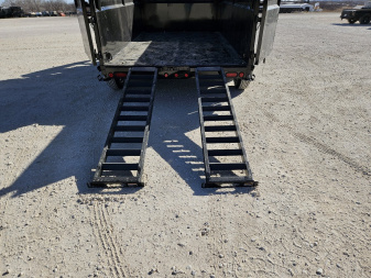 New 2025 Load Trail 14' 14K 48" Sided Dump Trailer w/ Telescopic Cylinder