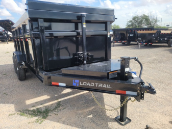 New 2025 Load Trail 14' 14K 48" Sided Dump Trailer w/ Telescopic Cylinder