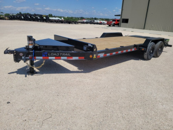 New 2025 Load Trail 20' 14K I Beam Skidster Trailer w/ Toolbox