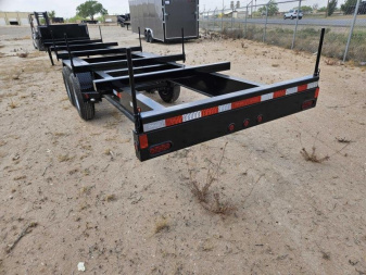 New 2023 Delco Trailers 32' 14K  Pipe Trailer