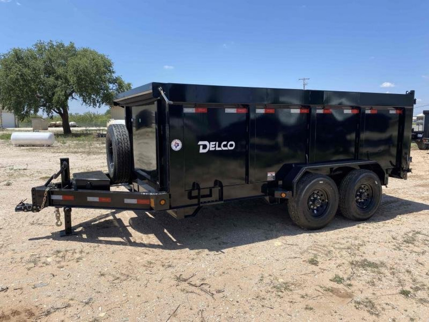 New 2023 Delco 14' 16K Dump Trailer w/ 48" Sides