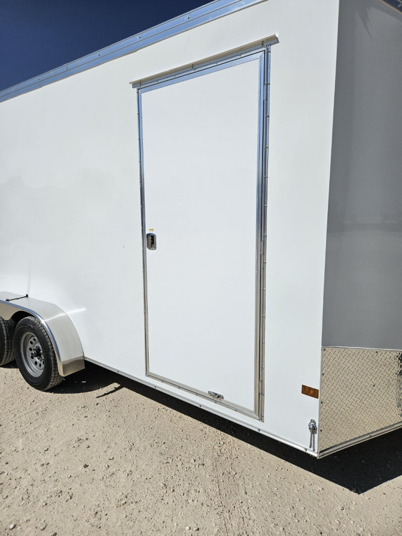 New 2025 Haulmark 7x16 Vnose Transport Screwless Sides
