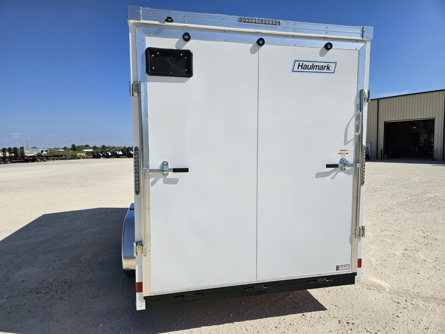 New 2025 Haulmark 7x16 Vnose Transport Screwless Sides