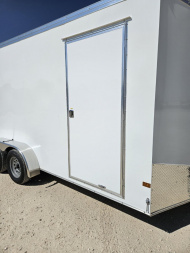 New 2025 Haulmark 7x16 Vnose Transport Screwless Sides