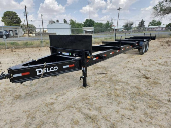 New 2023 Delco Trailers 32' 14K  Pipe Trailer