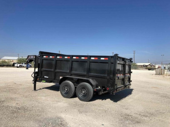 New 2024 Load Trail 14' 14K GOOSENECK w/ 48" SIDES LOW-PRO DUMP