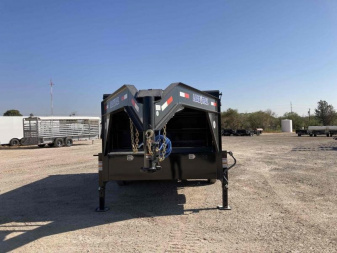 New 2024 Load Trail 14' 14K GOOSENECK w/ 48" SIDES LOW-PRO DUMP