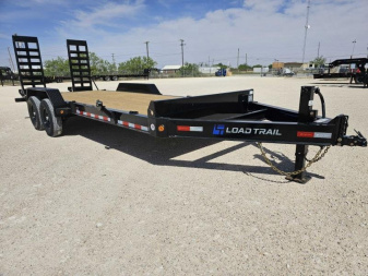 New 2024 Load Trail 20' 14K Skidster w/ Stand up Ramps