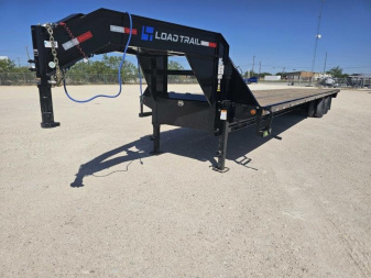 New 2025 Load Trail 40' 24,000 gvw Gooseneck Trailer 8' Slides