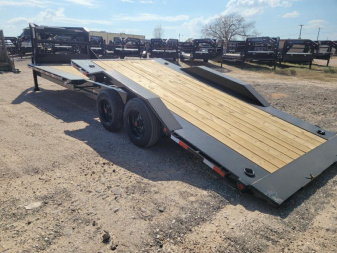 New 2024 Load Trail 28' 20K Gooseneck Tilt Trailer w/ Hydraulic Jacks