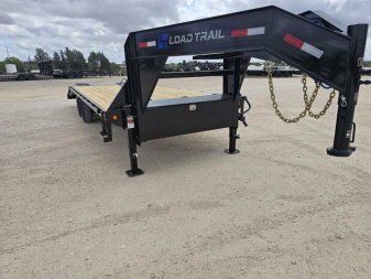 New 2024 Load Trail 25' 14K Gooseneck w/ Flip Over Ramps